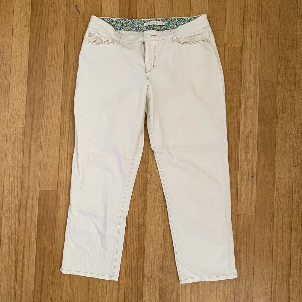 JOE’S JEANS White Denim Spring / Summer Capri Jeans Size 30